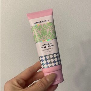 Clean Beauty refreshments hand cream vegan citrus scent skin cuticles nail care